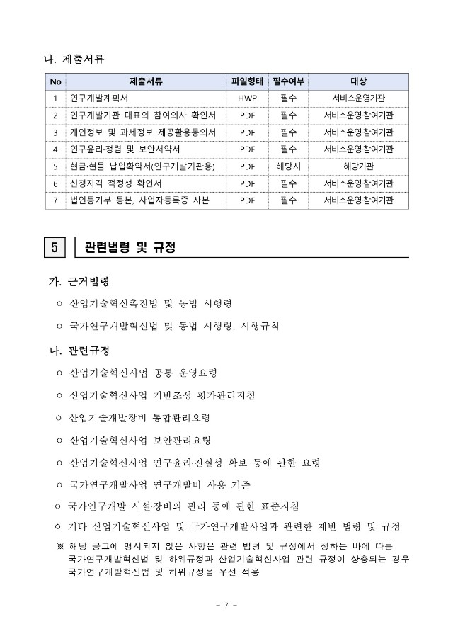 붙임1_공고문_2025년도 산업혁신기술지원플랫폼구축사업(바이오) 패키지서비스지원기관 모집 공고문_7.jpg